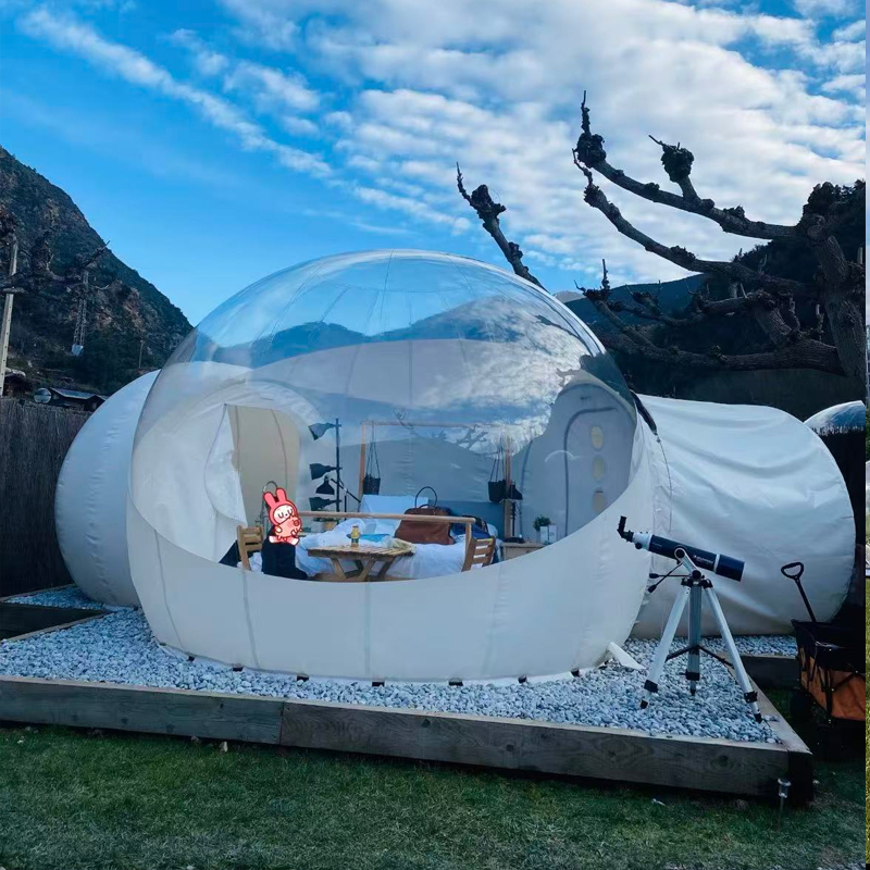 Outdoor Camping Exhibition - ร้านอาหารกลางแจ้ง เต็นท์ใส แคมป์บับเบิ้ลเฮาส์ ห้องชมวิวท้องฟ้าเต็มดาว บริเวณชมวิว โฮมสเตย์