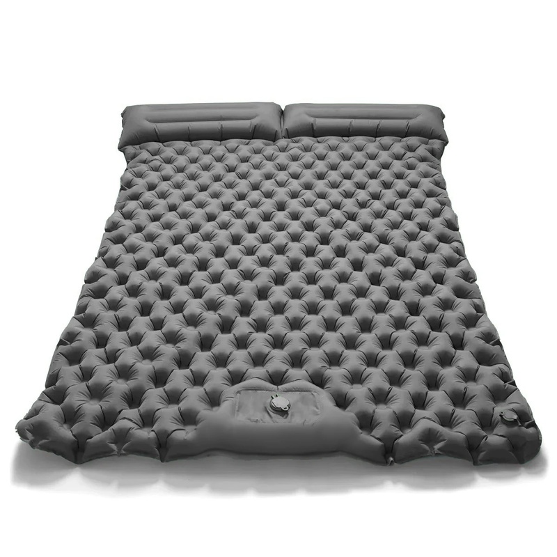 Bed Outdoor Camping - ที่นอนเป่าลมสำหรับตั้งแคมป์แบบสองชั้น กว้างเป็นพิเศษ น้ำหนักเบาพิเศษ พับเก็บได้ เหมาะสำหรับใช้ในรถยนต์และกิจกรรมกลางแจ้ง