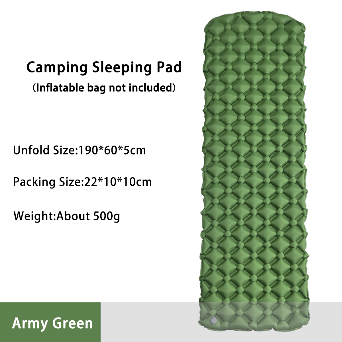 Bed Outdoor Camping - ที่นอนเป่าลมสำหรับตั้งแคมป์ในเต็นท์ เตียงพับสำหรับแคมป์ แผ่นรองนอน ผ้าห่มปิกนิก แผ่นรองนอนสำหรับเดินทาง อุปกรณ์แคมป์ปิ้ง