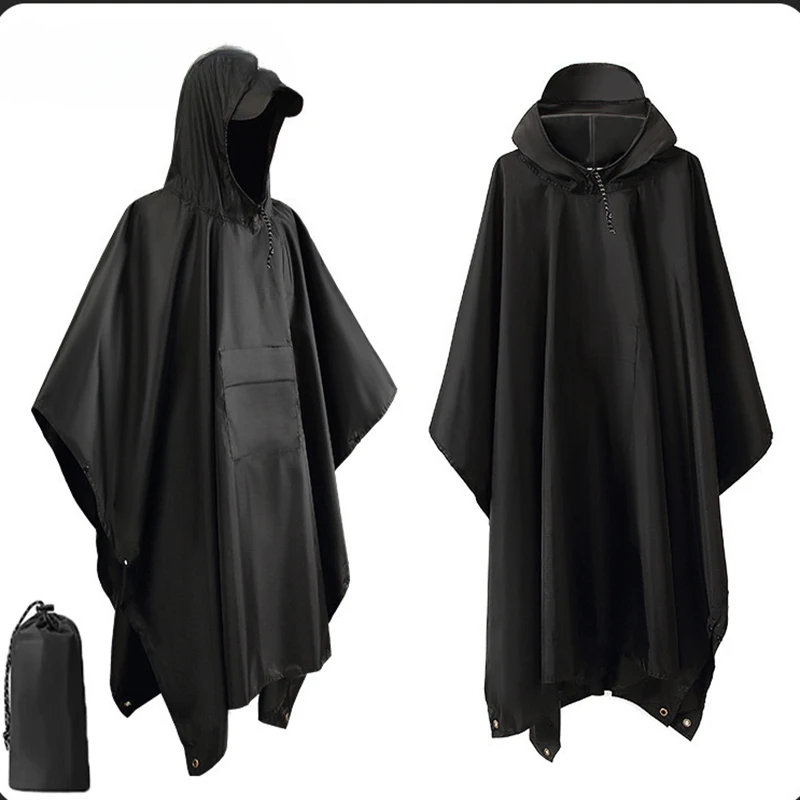 กลางแจ้ง 3 ใน 1 ทหารเสื้อกันฝน - Camping Rain Poncho บทวิจารณ์และราคา