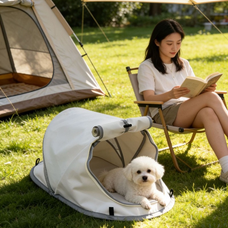 เต็นท์พับได้สำหรับสุนัข แบบป๊อ - Outdoor Camping Dog Bed บทวิจารณ์และราคา