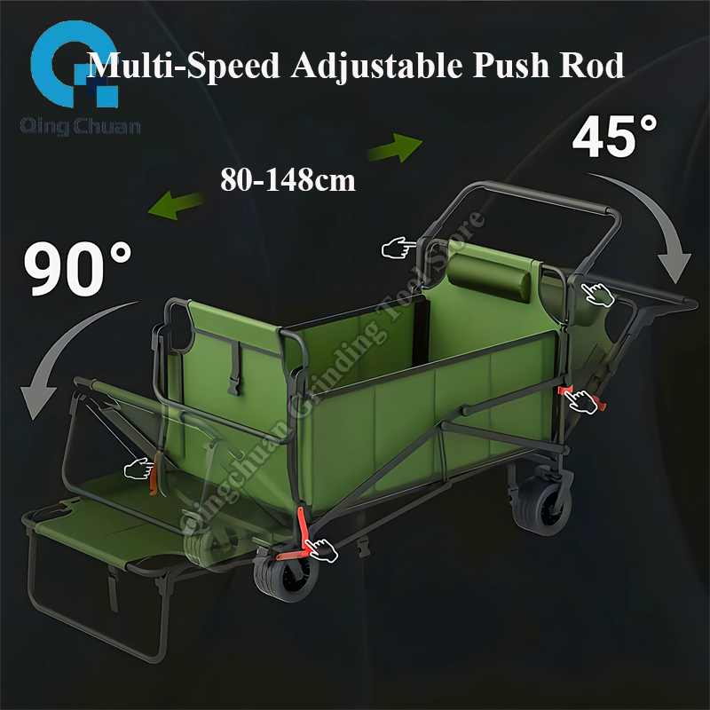 รถเข็นแคมป์ปิ้งอเนกประสงค์ ขนา - Outdoor Camping Trolley บทวิจารณ์และราคา