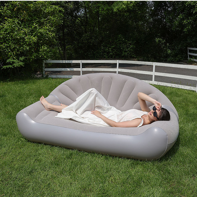 โซฟาเป่าลมรูปพัดลมสำหรับ 2 คน  - Bed Outdoor Camping บทวิจารณ์และราคา