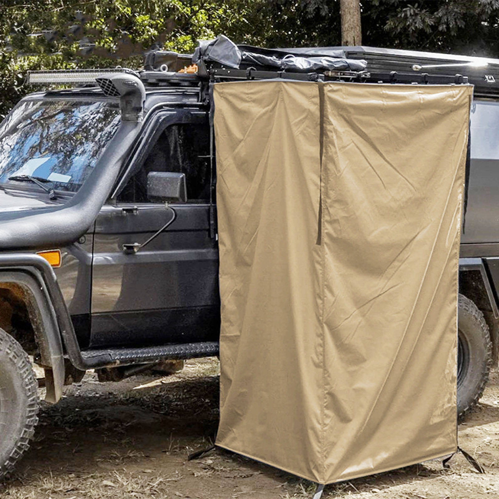 เต็นท์อาบน้ำข้างรถแบบพกพา สำหร - Outdoor Camping Van Tent บทวิจารณ์และราคา