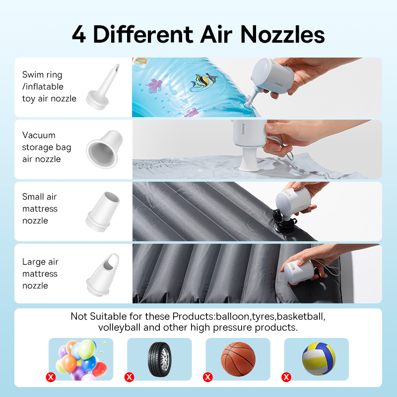 Baseus Air Pump เครื่องอัดอากา - Outdoor Camping Rugs บทวิจารณ์และราคา