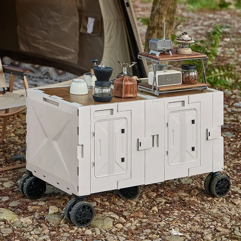 รถเข็นอเนกประสงค์สำหรับแคมป์ปิ - Outdoor Camping Trolley บทวิจารณ์และราคา
