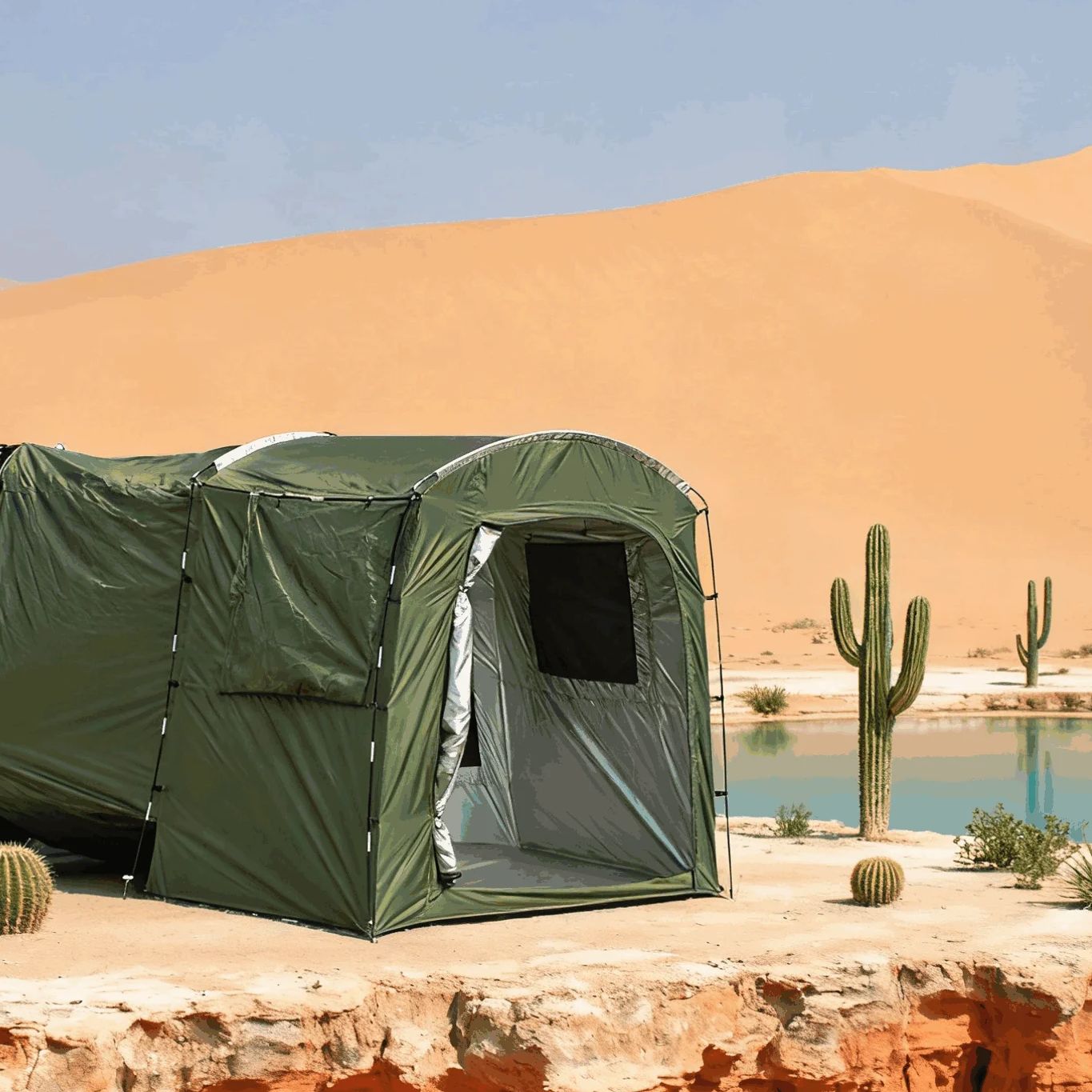 เต็นท์ต่อท้ายรถยนต์สำหรับ 4 คน - Outdoor Camping Van Tent บทวิจารณ์และราคา