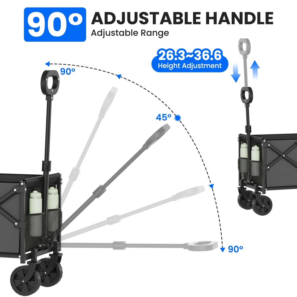 รถเข็นพับได้สำหรับสวน รับน้ำหน - Outdoor Camping Trolley บทวิจารณ์และราคา