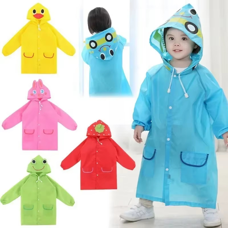 เสื้อกันฝนสำหรับเด็กเสื้อกันฝน - Camping Rain Poncho บทวิจารณ์และราคา
