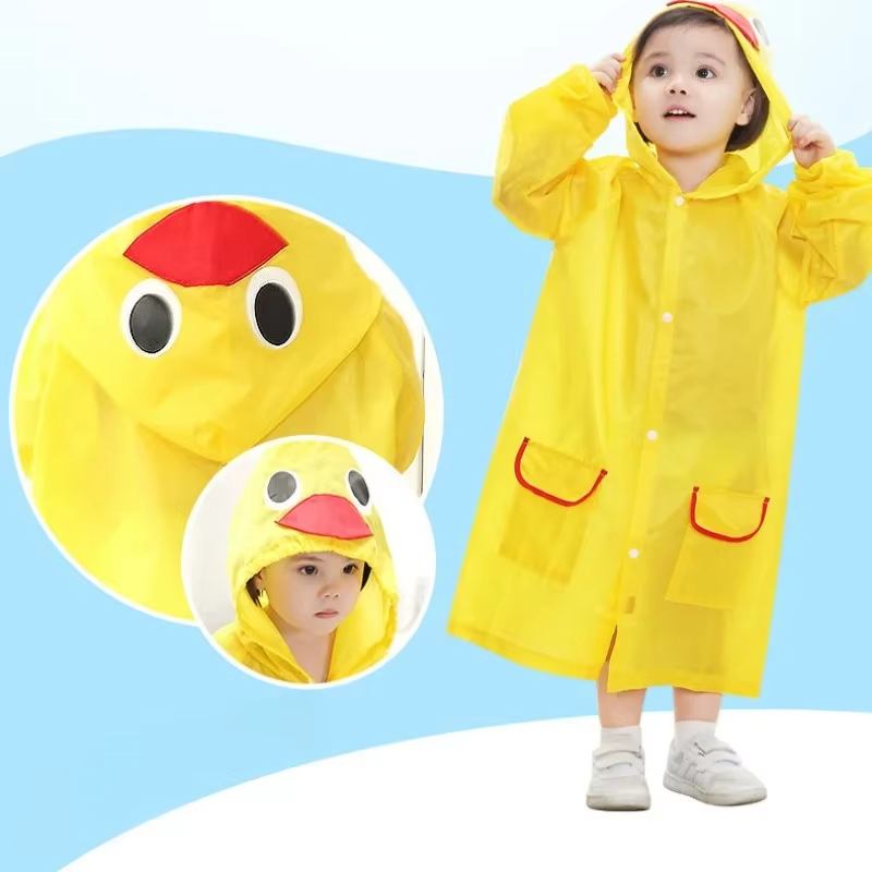 เสื้อกันฝนสำหรับเด็กเสื้อกันฝน - Camping Rain Poncho บทวิจารณ์และราคา
