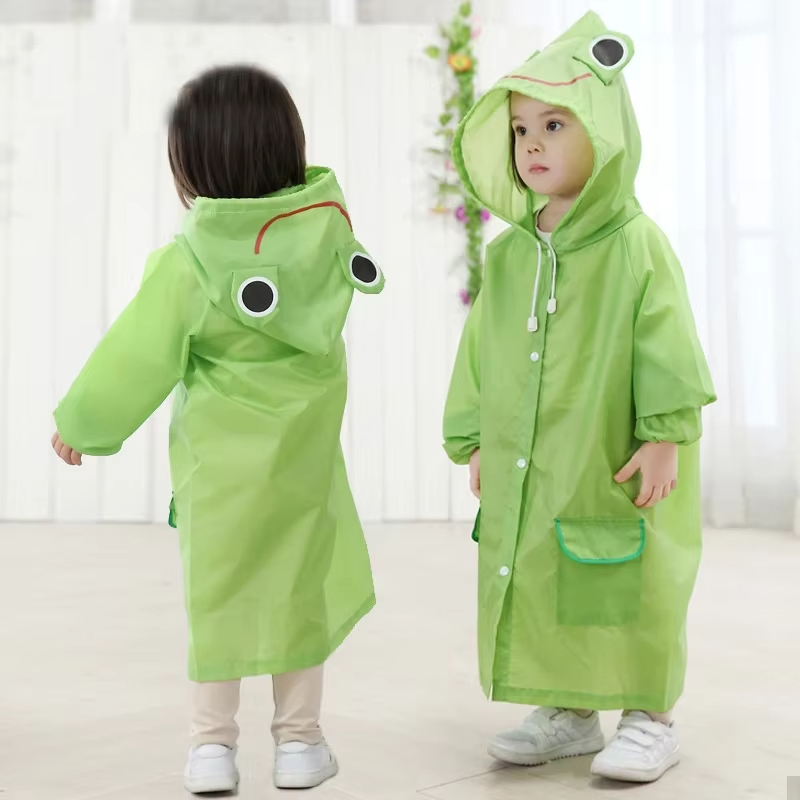 เสื้อกันฝนสำหรับเด็กเสื้อกันฝน - Camping Rain Poncho บทวิจารณ์และราคา