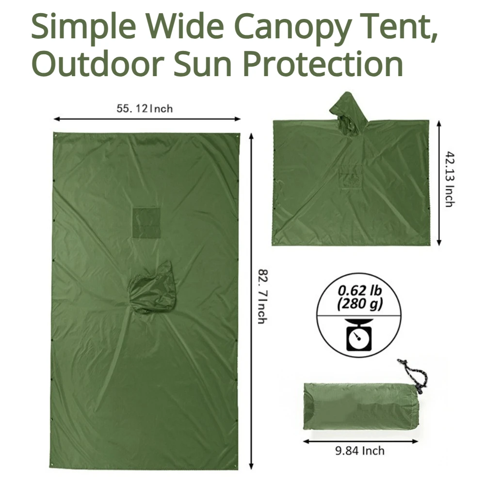 2026 สำหรับการตั้งแคมป์และเดิน - Camping Rain Poncho บทวิจารณ์และราคา