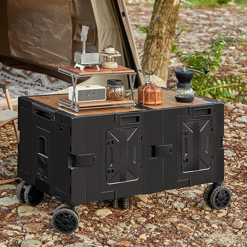 รถเข็นแคมป์ปิ้งอเนกประสงค์สำหร - Outdoor Camping Trolley บทวิจารณ์และราคา